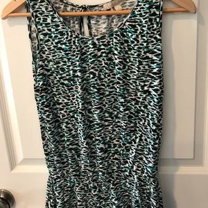 Banana republic peplum top